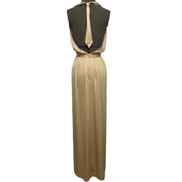 1980's HALSTON IV Vintage Halter Dress NWOT - Picture 4 of 16